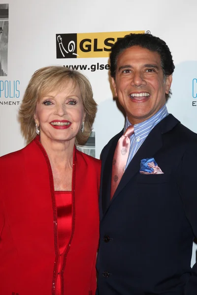 Florence Henderson, Corky Ballas — Stock fotografie