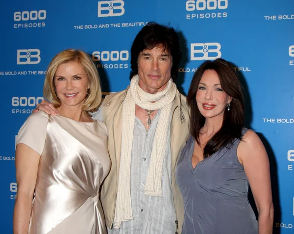 Katherine Kelly Lang, György Moss, Hunter Tylo — Stock Fotó