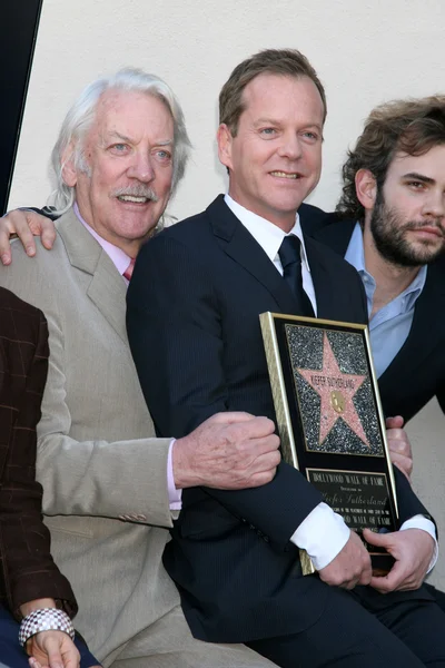 Kiefer & Donald Sutherland — Stock Photo, Image