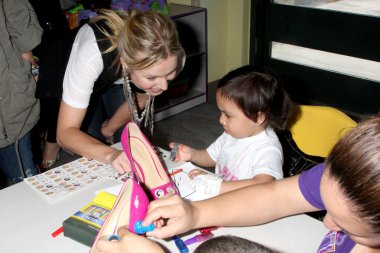 Kristen Bell ve hastane hasta