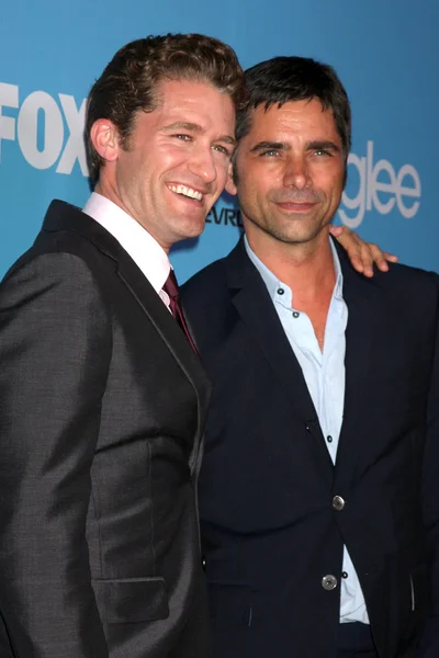 Matthew Morrison & John Stamos — Stock Photo, Image