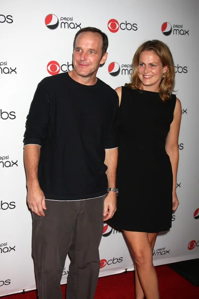 Clark Gregg, Emily Rutherfurd — Stock Photo, Image