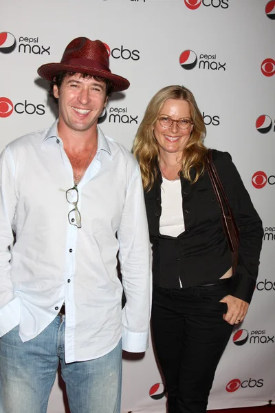 Rob Morrow y su esposa —  Fotos de Stock