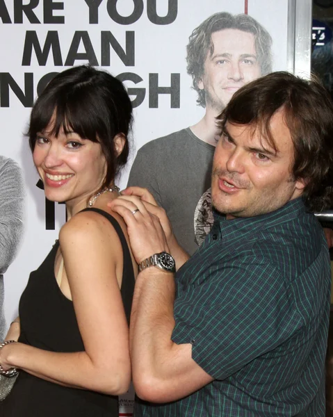 Jack Black & Wife — Stock Photo, Image