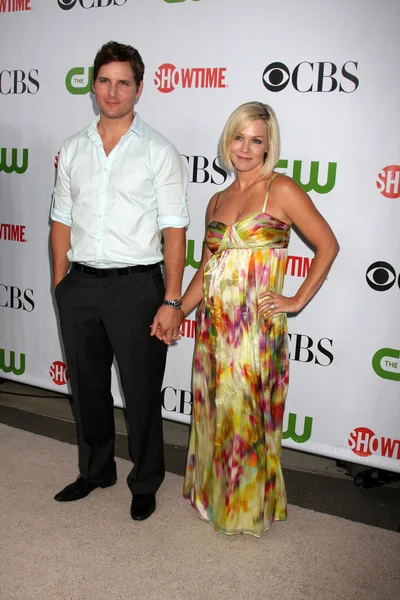 Peter facinelli, jennie garth — Stockfoto