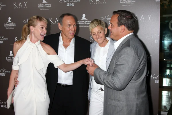 Portia DeRossi, Neil Lane, Ellen DeGeneres, & Mark Light — Stock Photo, Image