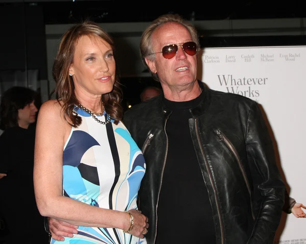 Peter Fonda & Guest — Stock Photo, Image