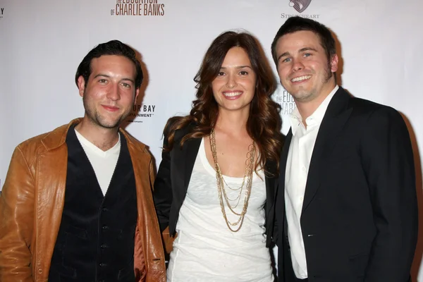 Chris marquette, gloria votsis & jason ritter — Zdjęcie stockowe