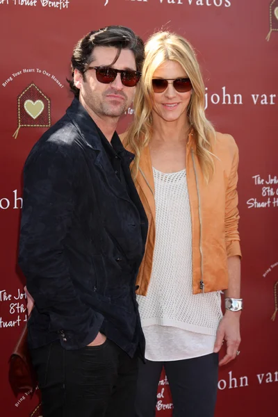 Patrick Dempsey, Jill Fink Dempsey — Stok fotoğraf