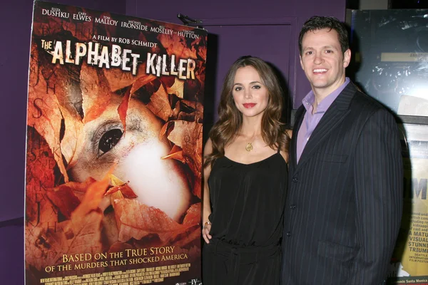 Eliza Dushku and Tom Malloy — Stock Photo, Image