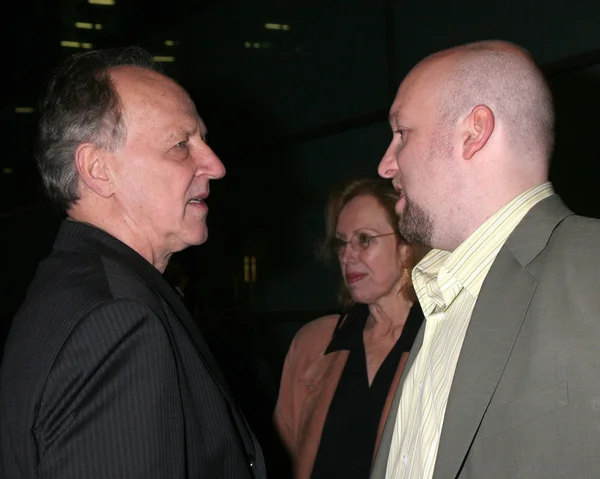 Werner Herzog ve Zak Penn — Stok fotoğraf