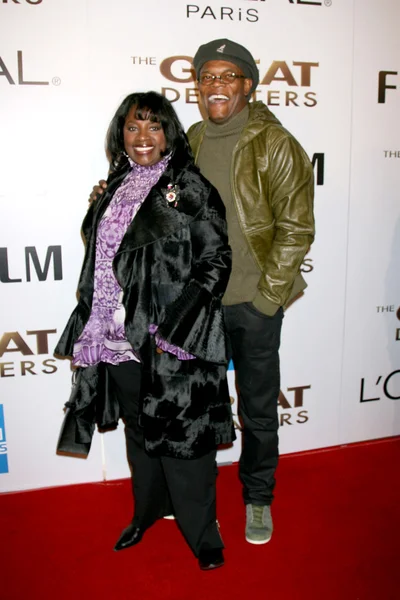 Latanya Richardson, Samuel L. Jackson — Zdjęcie stockowe