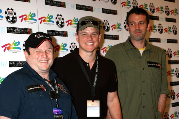 Jason Alexander, Matt Damon and Ben Affleck — Stock Photo, Image