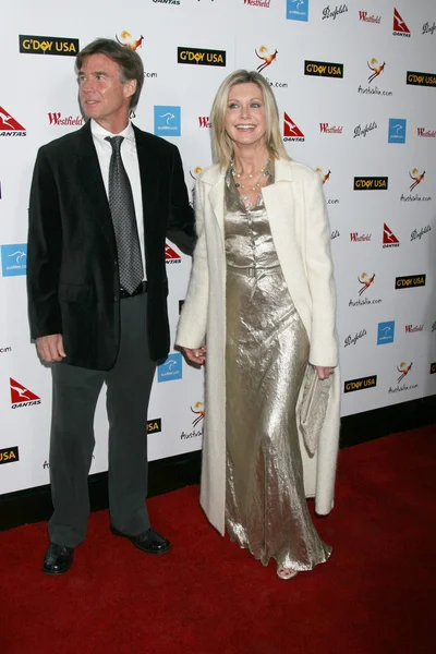 John Easterling y Olivia Newton-John — Foto de Stock