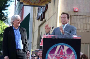 James Cameron ve Arnold Schwarzenegger