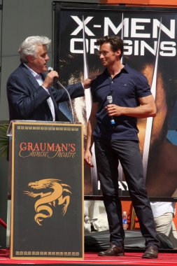 Jay Leno ve Hugh Jackman