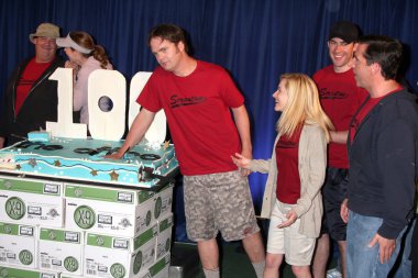 Rainn wilson, angela kinsey, john krasinski ve steve carell