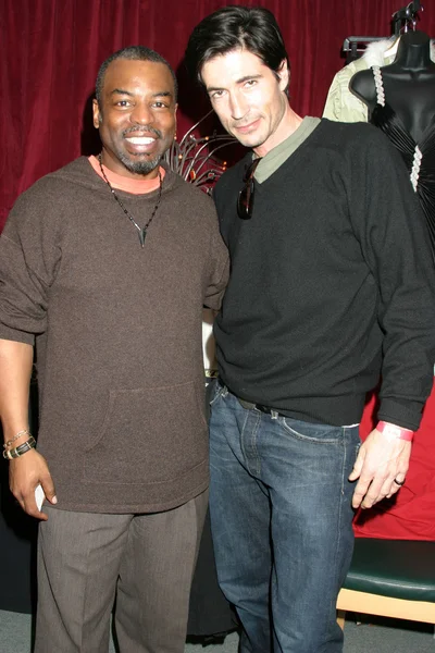 Levar Burton and Billy Wirth — Stock Photo, Image