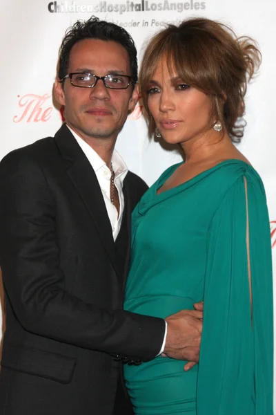 Marc Anthony and Jennifer Lopez — Stock Photo, Image