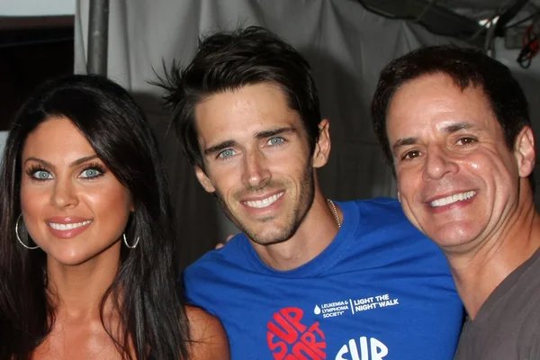 Nadia Bjorlin, Brandon Beemer, Christian LeBlanc — Stock Photo, Image