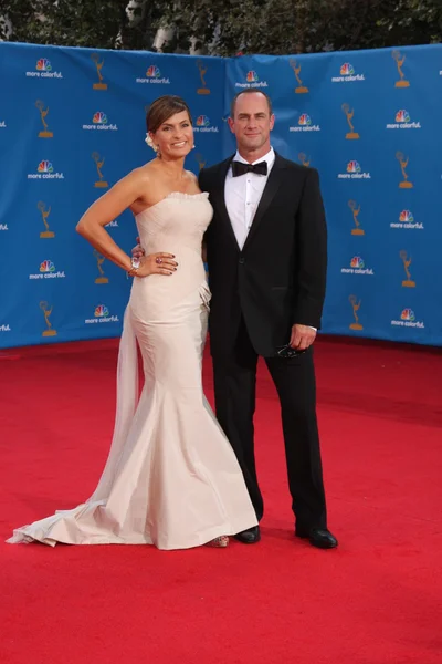 Mariska Hargitay & Christopher Meloni — Stock Photo, Image