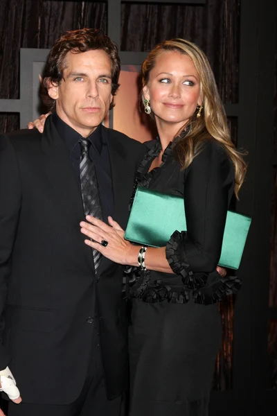 Ben Stiller and Christine Taylor — Stock Photo, Image