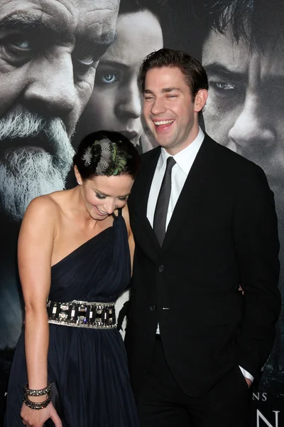 Emily Blunt e John Krasinski — Fotografia de Stock