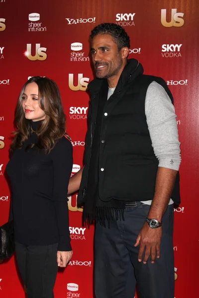 Eliza Dushku idealna Rick Fox — Zdjęcie stockowe