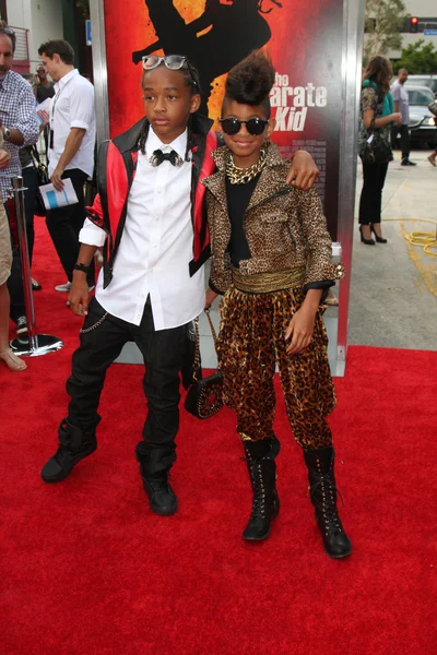 Jaden Smith, Trey Smith, Willow Smith — Stok fotoğraf