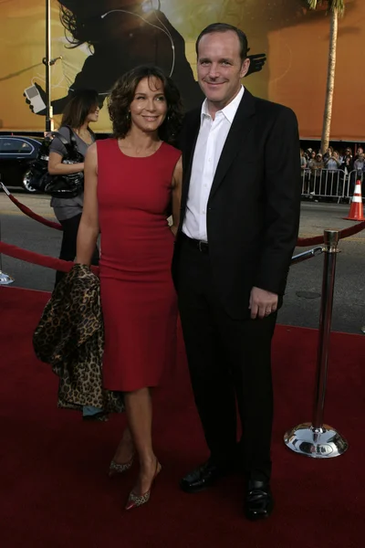 Jennifer Grey ve Clark Gregg — Stok fotoğraf