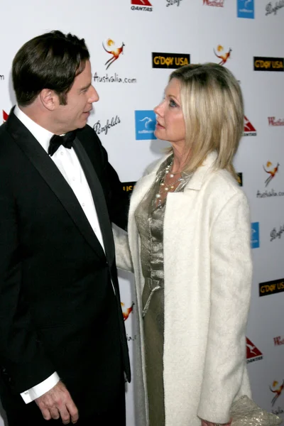 John Travolta, Olivia Newton-John — Stockfoto