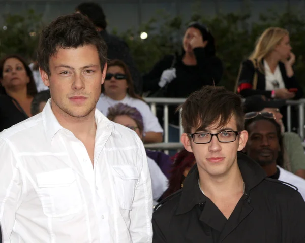 Cory Monteith & Kevin Mchale — Foto Stock