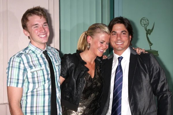 Chandler Massey, Alison Sweeney, Bryan Dattilo — Stock Photo, Image