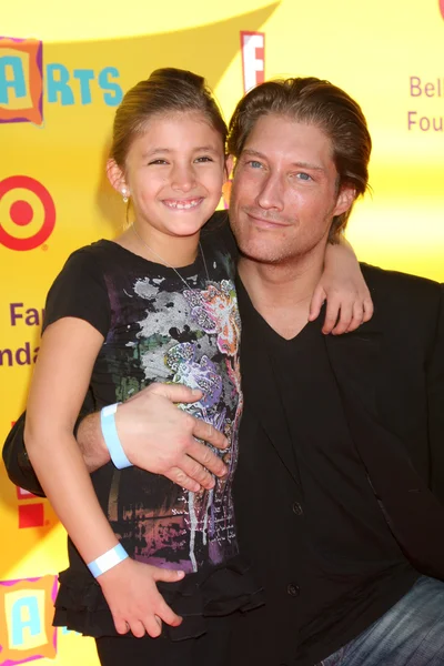 Sean Kanan & Daughter Simone — Stock Photo, Image