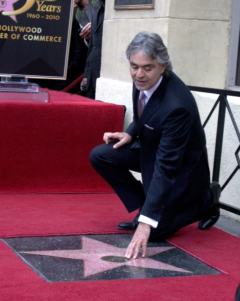 Andrea Bocelli — Foto de Stock