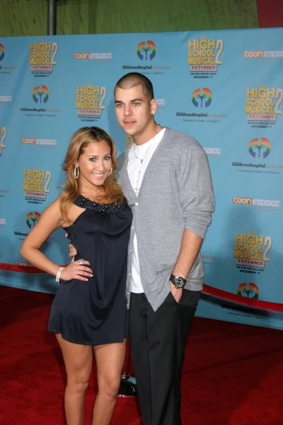 Adrienne Bailon & Bob Kardashian — Stockfoto