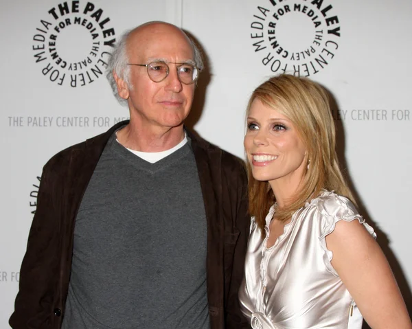 Larry David & Cheryl Hines — Photo