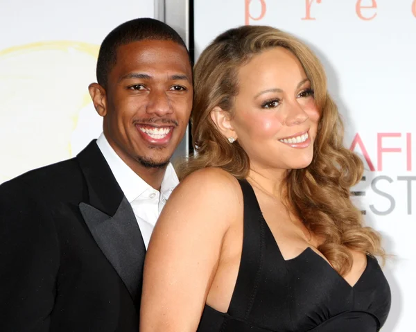 Nick Cannon e Mariah Carey — Fotografia de Stock