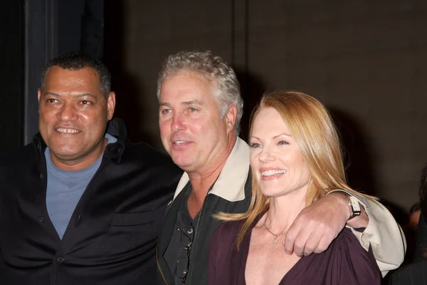 Lawrence Fishburne, William Petersen y Marg Helgenberger —  Fotos de Stock