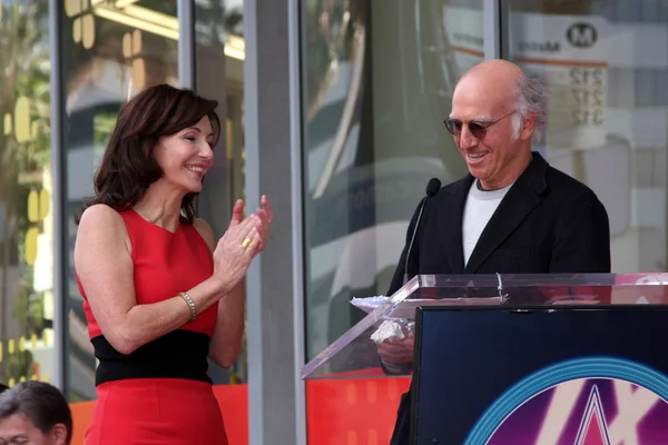 Mary Steenburgen y Larry David —  Fotos de Stock