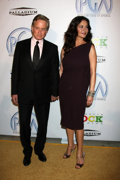 Michael Douglas & Catherine Zea-Jones — Stockfoto