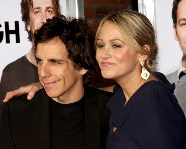 Christina Taylor & Ben Stiller — Stock Photo, Image