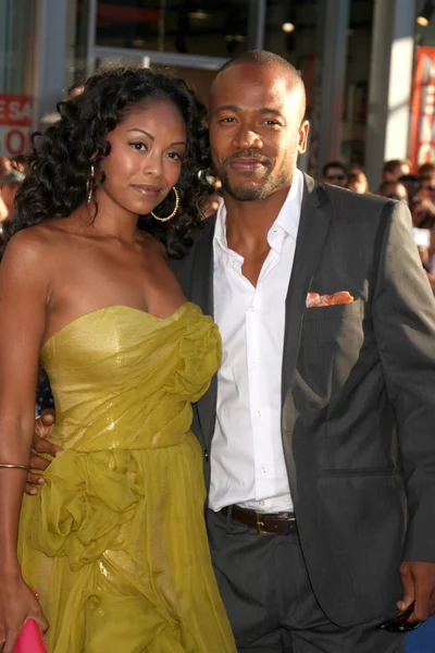 Columbus Short and girl — Stock Photo, Image