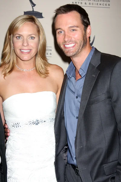 Arianne zucker i eric martsolf — Zdjęcie stockowe