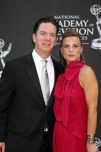 Gina Tognoni and Husband Joseph Chiarello — Stock Photo, Image