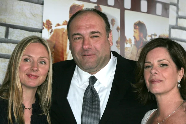 Speranza davis, james gandolfini, marcia gay harden — Foto Stock