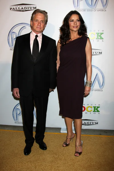 Michael Douglas y Catherine Zea-Jones — Foto de Stock