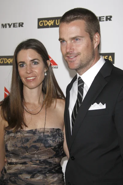 Chris O'Donnell en vrouw — Stockfoto