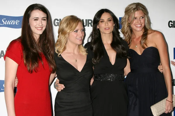 Madeline zima, brittany snow, demi moore a sarah wright — Stock fotografie