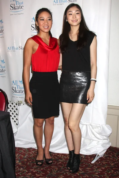 Michelle Kwan & Yuna Kim — Stockfoto